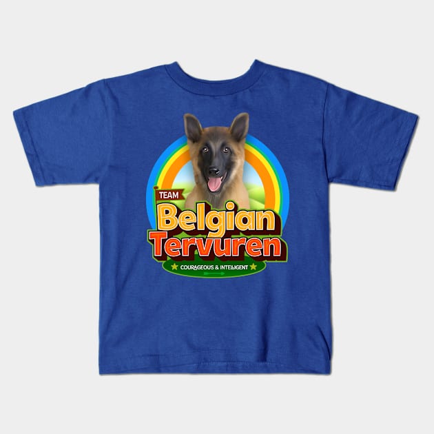 Belgian Tervuren Kids T-Shirt by Puppy & cute